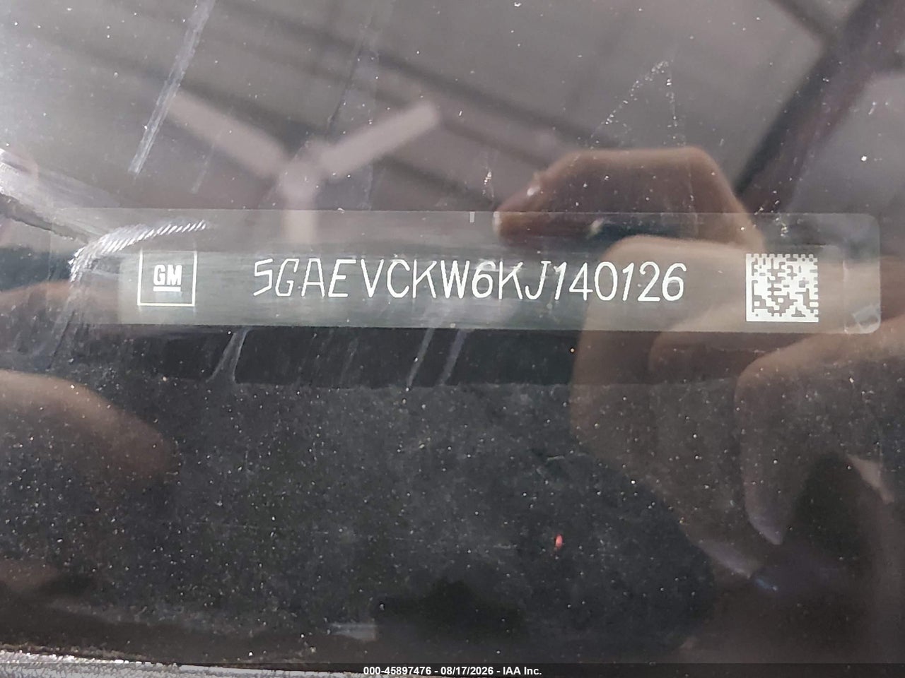5GAEVCKW6KJ****** · 2019 BUICK ENCLAVE AWD AVENIR · 9/11