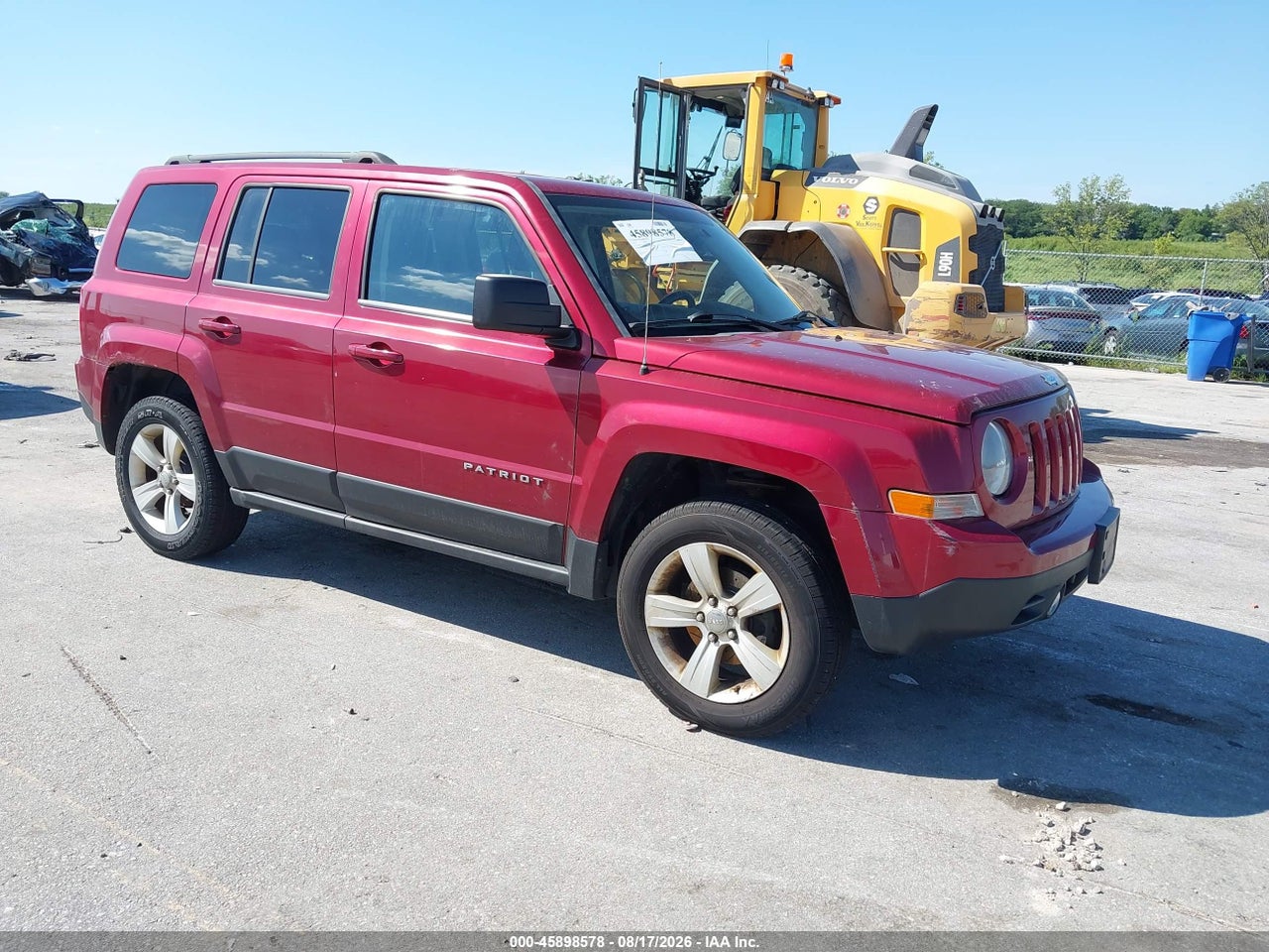 1C4NJRBB9DD****** · 2013 JEEP PATRIOT SPORT