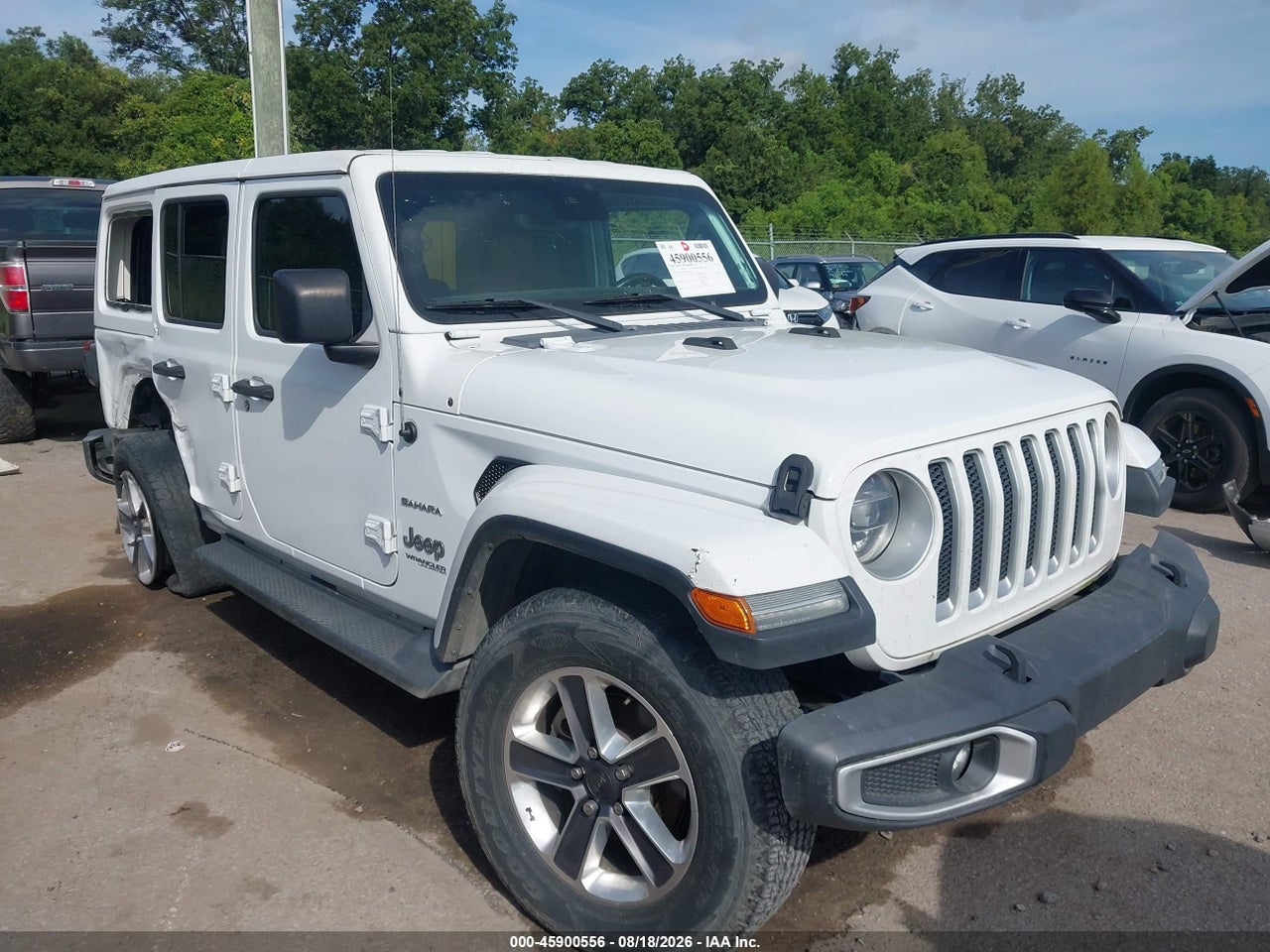 1C4HJXEGXMW****** · 2021 JEEP WRANGLER UNLIMITED SAHARA 4X4