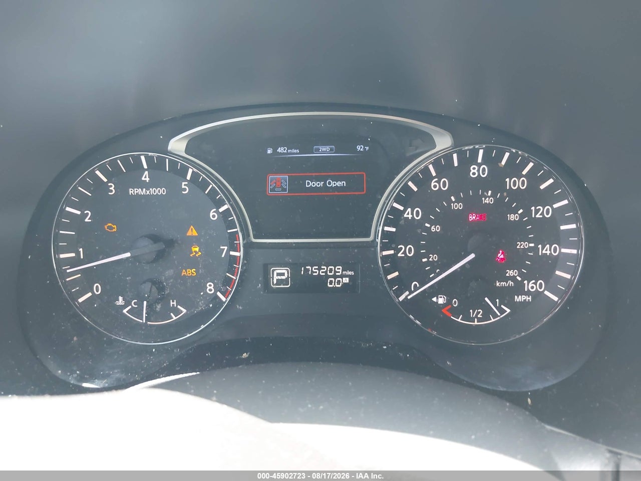 5N1AR2MM3EC****** · 2014 NISSAN PATHFINDER PLATINUM · 7/11