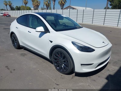 7SAYGDEF1NF****** · 2022 TESLA MODEL Y PERFORMANCE DUAL MOTOR ALL-WHEEL DRIVE