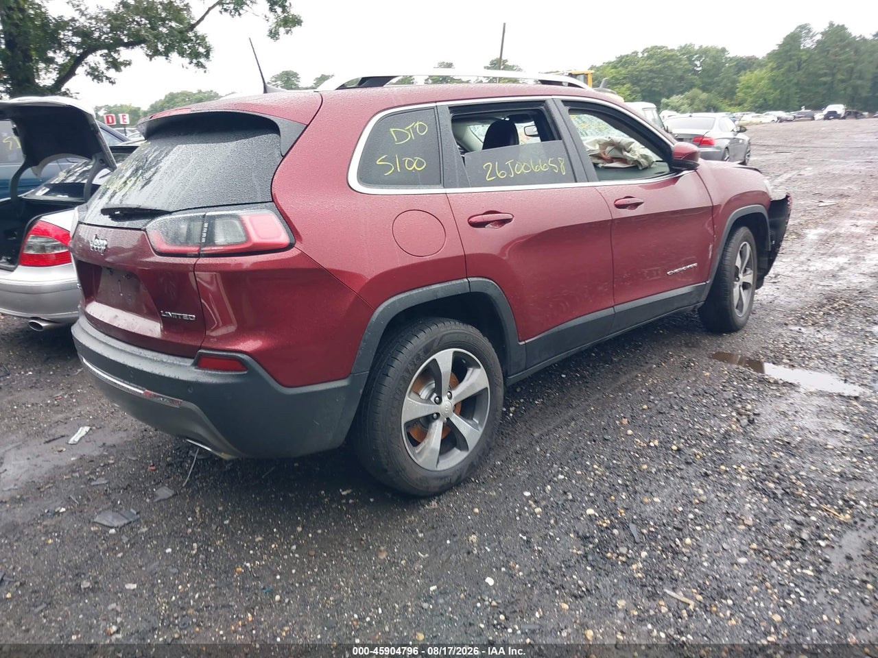 2020 JEEP CHEROKEE LIMITED 4X4 · 4/10