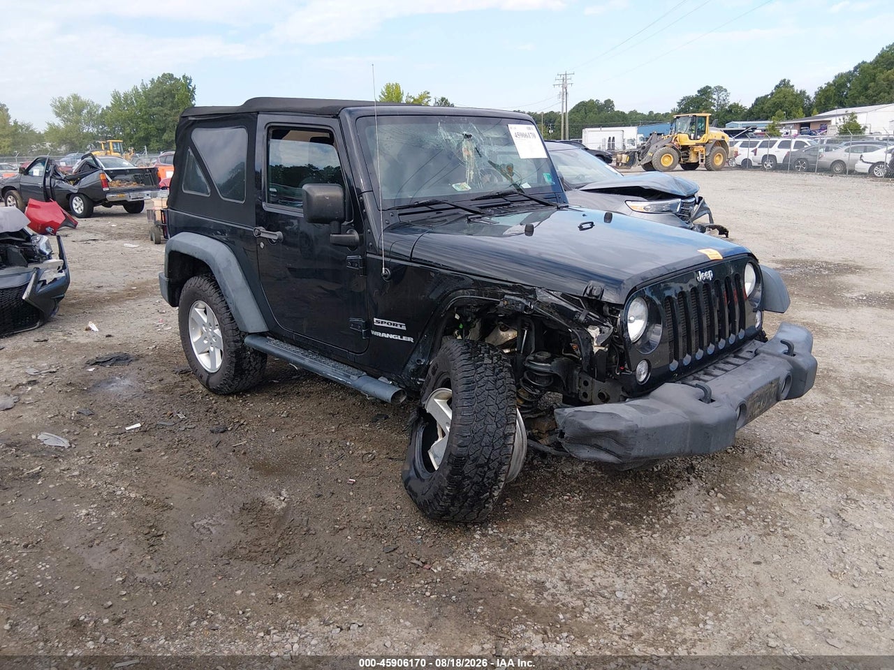 1C4AJWAG3EL****** · 2014 JEEP WRANGLER SPORT