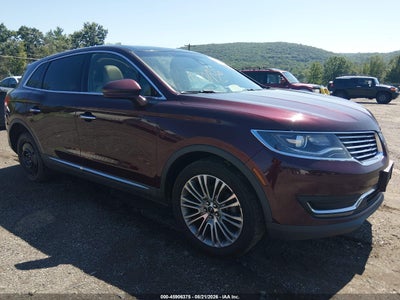 2LMPJ8LRXHB****** · 2017 LINCOLN MKX RESERVE