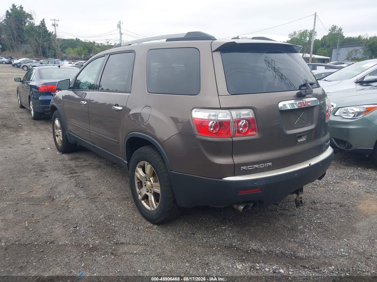 1GKKVPED8CJ****** · 2012 GMC ACADIA SLE · 3/11