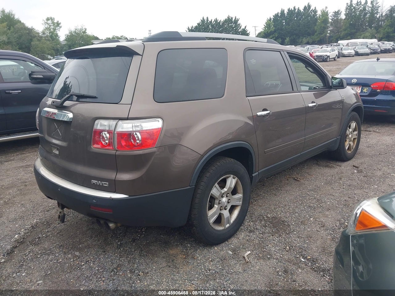 1GKKVPED8CJ****** · 2012 GMC ACADIA SLE · 4/11