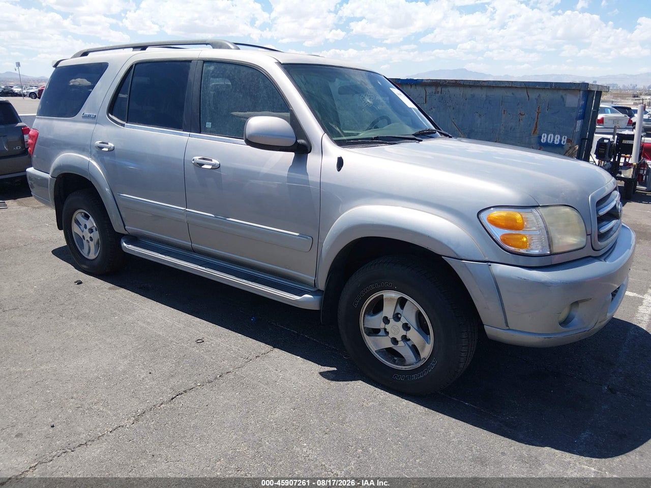 5TDZT38A01S****** · 2001 TOYOTA SEQUOIA LIMITED V8