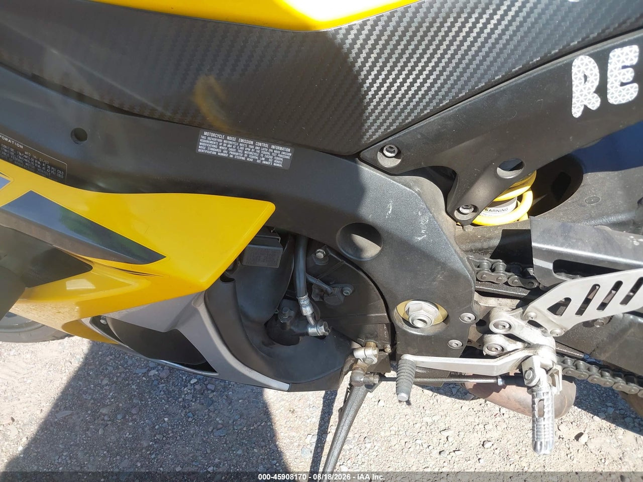 JS1GT77A072****** · 2007 SUZUKI GSX-R1000   · 9/11