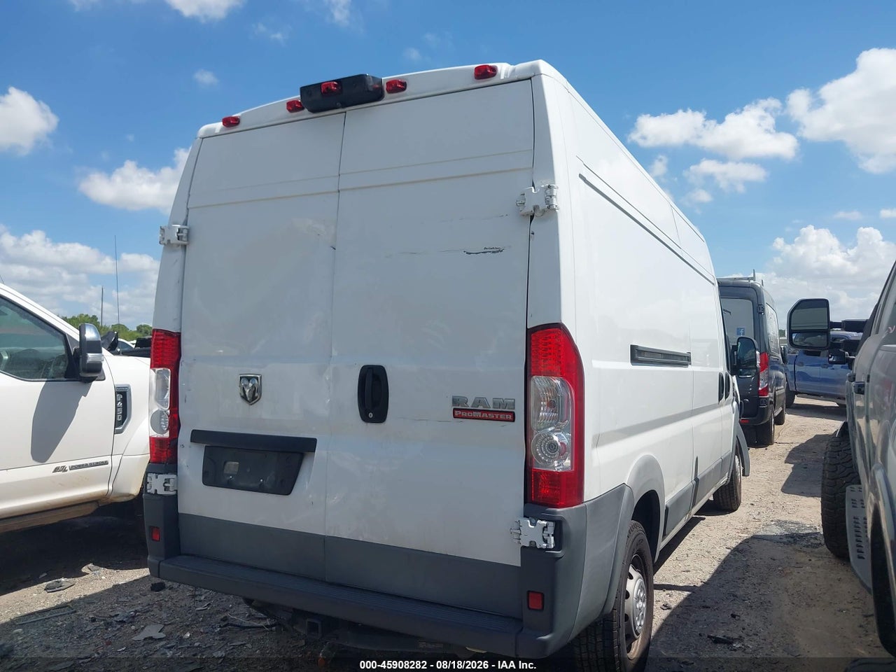 2018 RAM PROMASTER 2500 HIGH ROOF 159 WB · 4/11