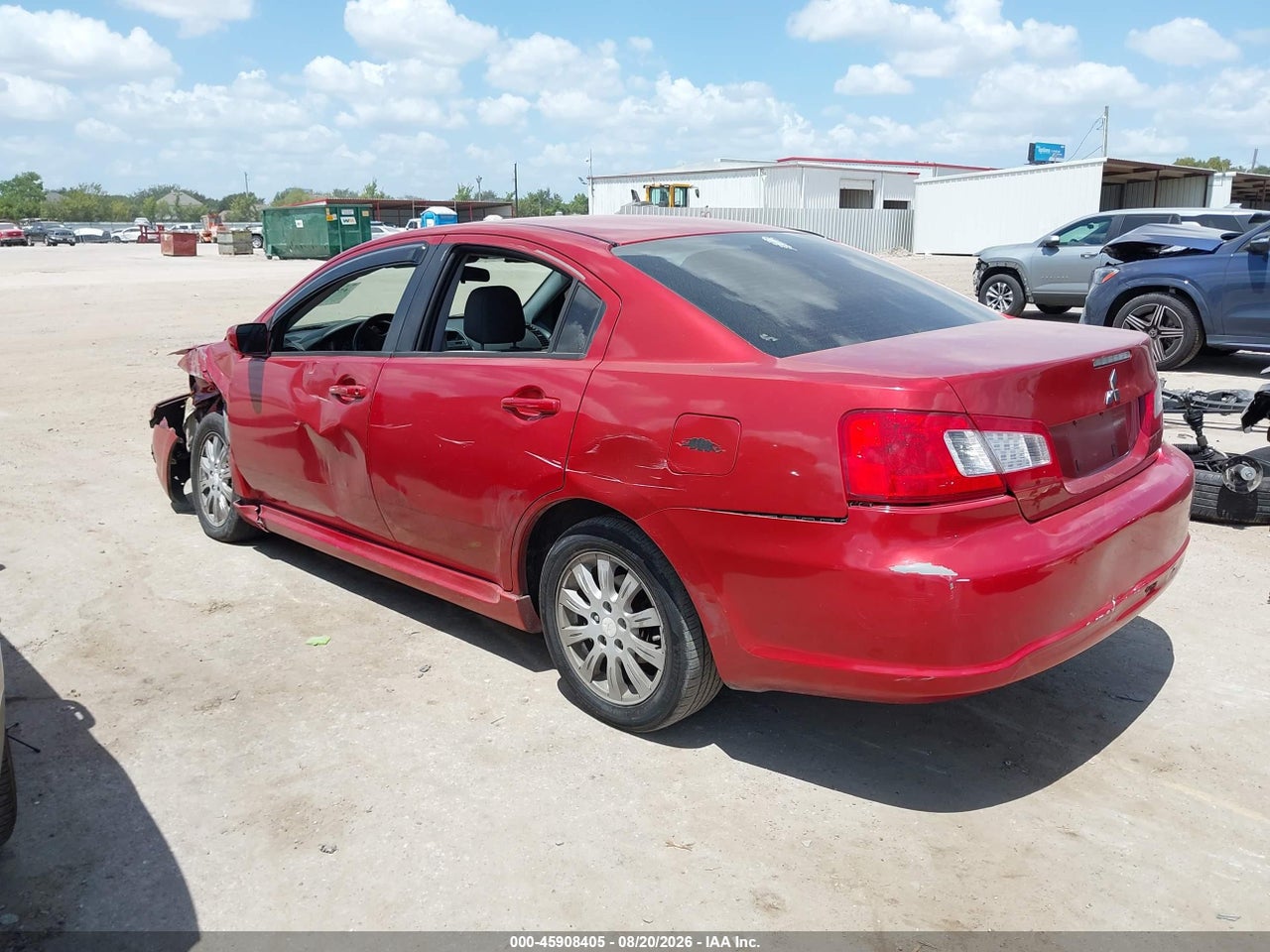 2010 MITSUBISHI GALANT FE · 3/4