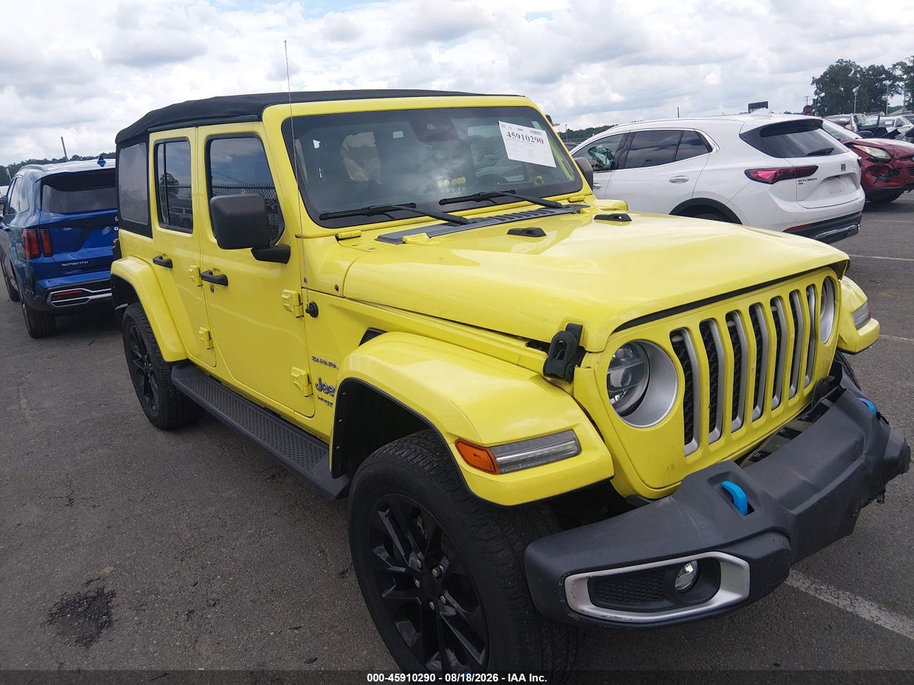 1C4JJXP66NW****** · 2022 JEEP WRANGLER 4XE UNLIMITED SAHARA 4X4