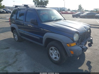 1J4GK48K26W****** · 2006 JEEP LIBERTY SPORT