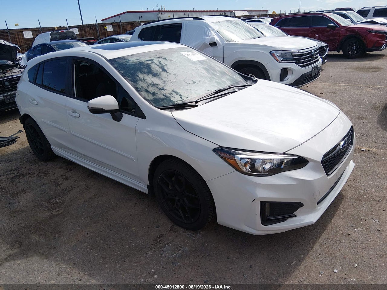 4S3GTAM69K3****** · 2019 SUBARU IMPREZA 2.0I SPORT