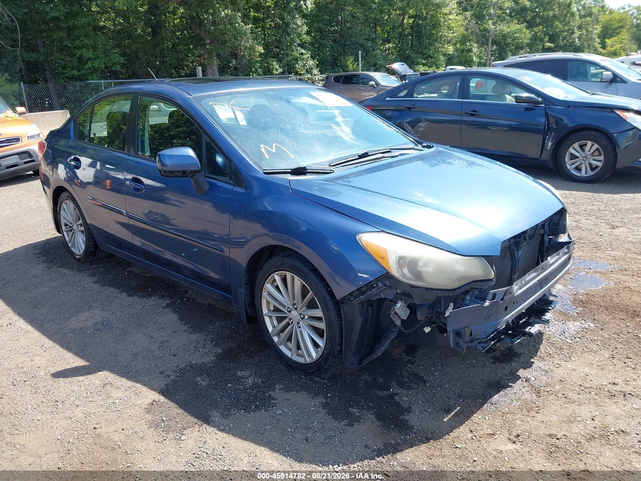 JF1GJAD67CH****** · 2012 SUBARU IMPREZA 2.0I PREMIUM