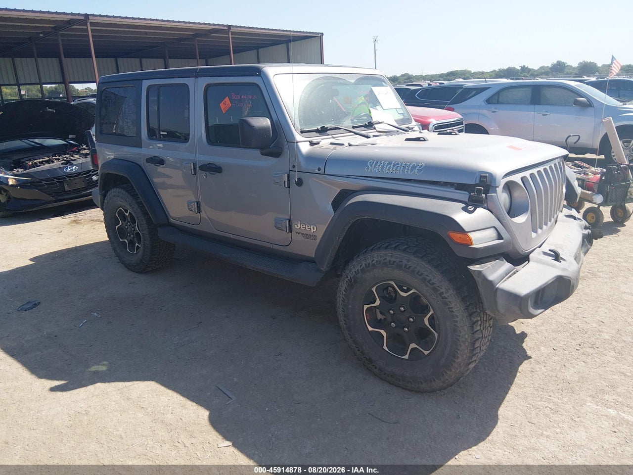 1C4HJXDN1KW****** · 2019 JEEP WRANGLER UNLIMITED SPORT 4X4