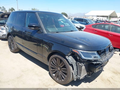SALGS2SV6KA****** · 2019 LAND ROVER RANGE ROVER 3.0L V6 SUPERCHARGED HSE