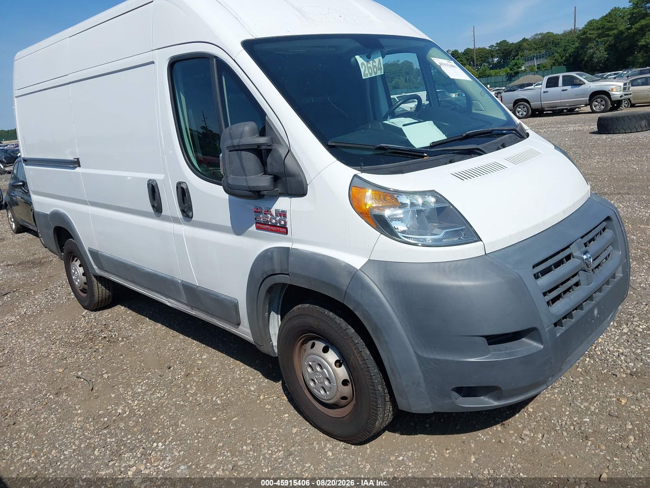 3C6TRVCG5EE****** · 2014 RAM PROMASTER 2500 HIGH ROOF
