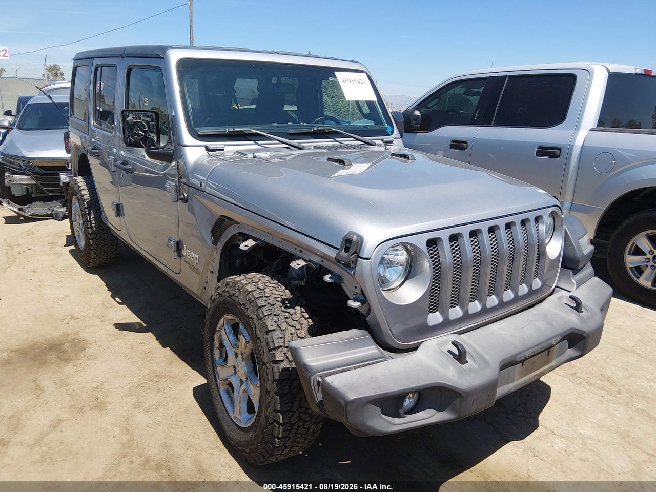 1C4HJXDG1JW****** · 2018 JEEP WRANGLER UNLIMITED SPORT S 4X4