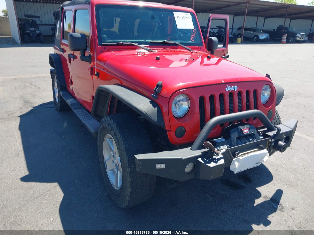 1C4BJWDG3DL****** · 2013 JEEP WRANGLER UNLIMITED SPORT