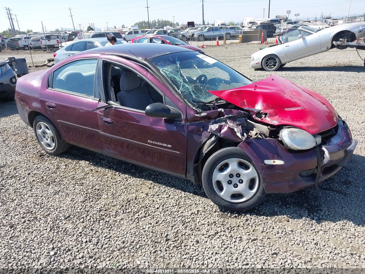 2000 DODGE NEON HIGHLINE