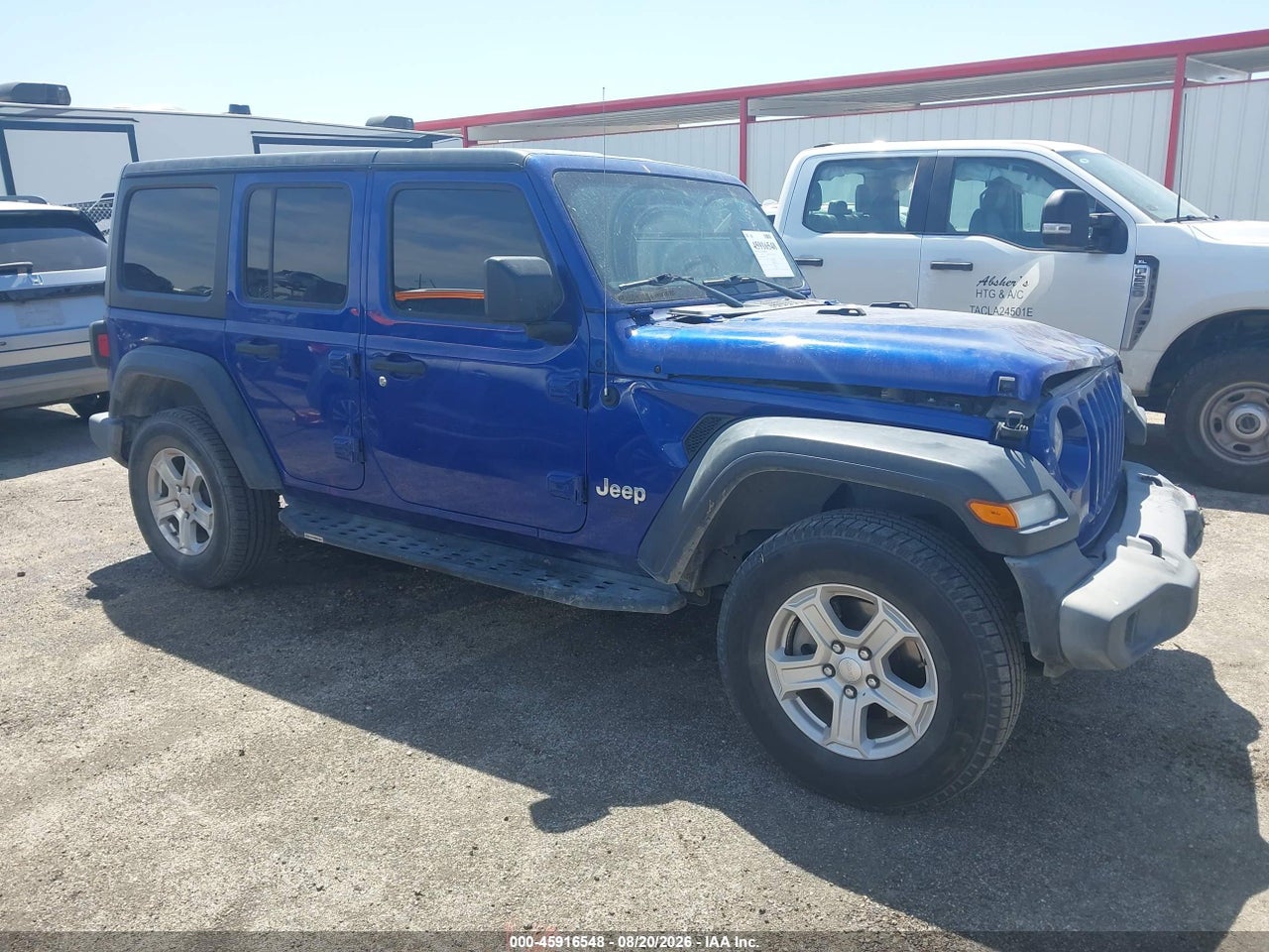 1C4HJXDN3KW****** · 2019 JEEP WRANGLER UNLIMITED SPORT S 4X4