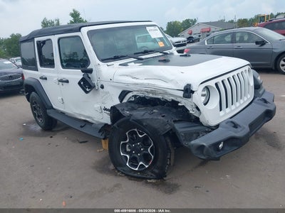 1C4HJXDN6MW****** · 2021 JEEP WRANGLER UNLIMITED SPORT S 4X4