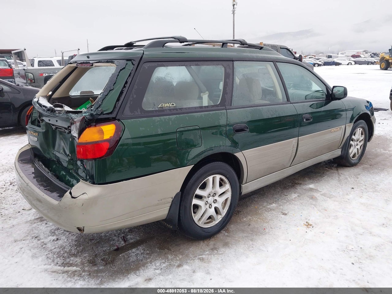 2000 SUBARU OUTBACK   · 4/11