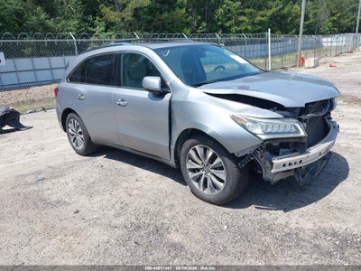 5FRYD3H40GB****** · 2016 ACURA MDX TECHNOLOGY   ACURAWATCH PLUS PACKAGES/TECHNOLOGY PACKAGE