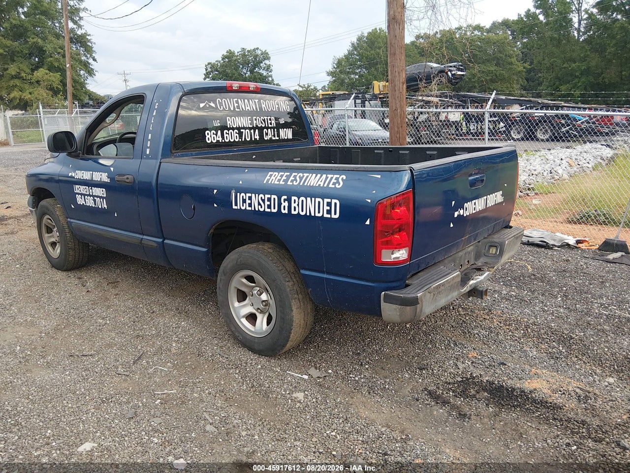 2005 DODGE RAM 1500 ST · 3/11
