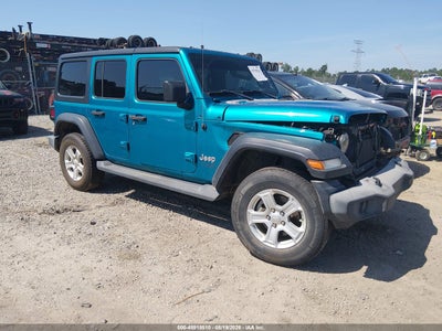 1C4HJXDN7KW****** · 2019 JEEP WRANGLER UNLIMITED SPORT S 4X4