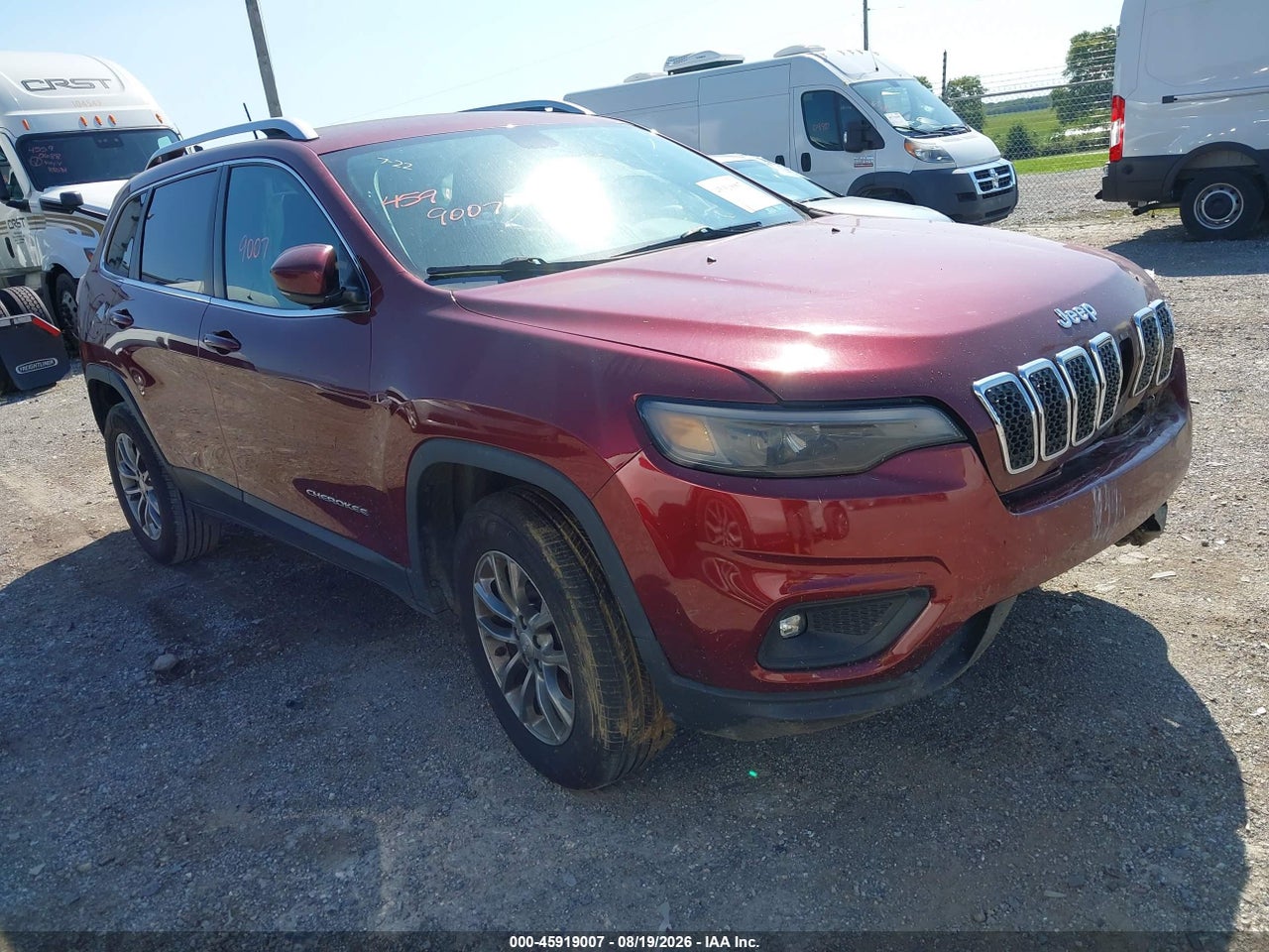 1C4PJMLBXKD****** · 2019 JEEP CHEROKEE LATITUDE PLUS 4X4