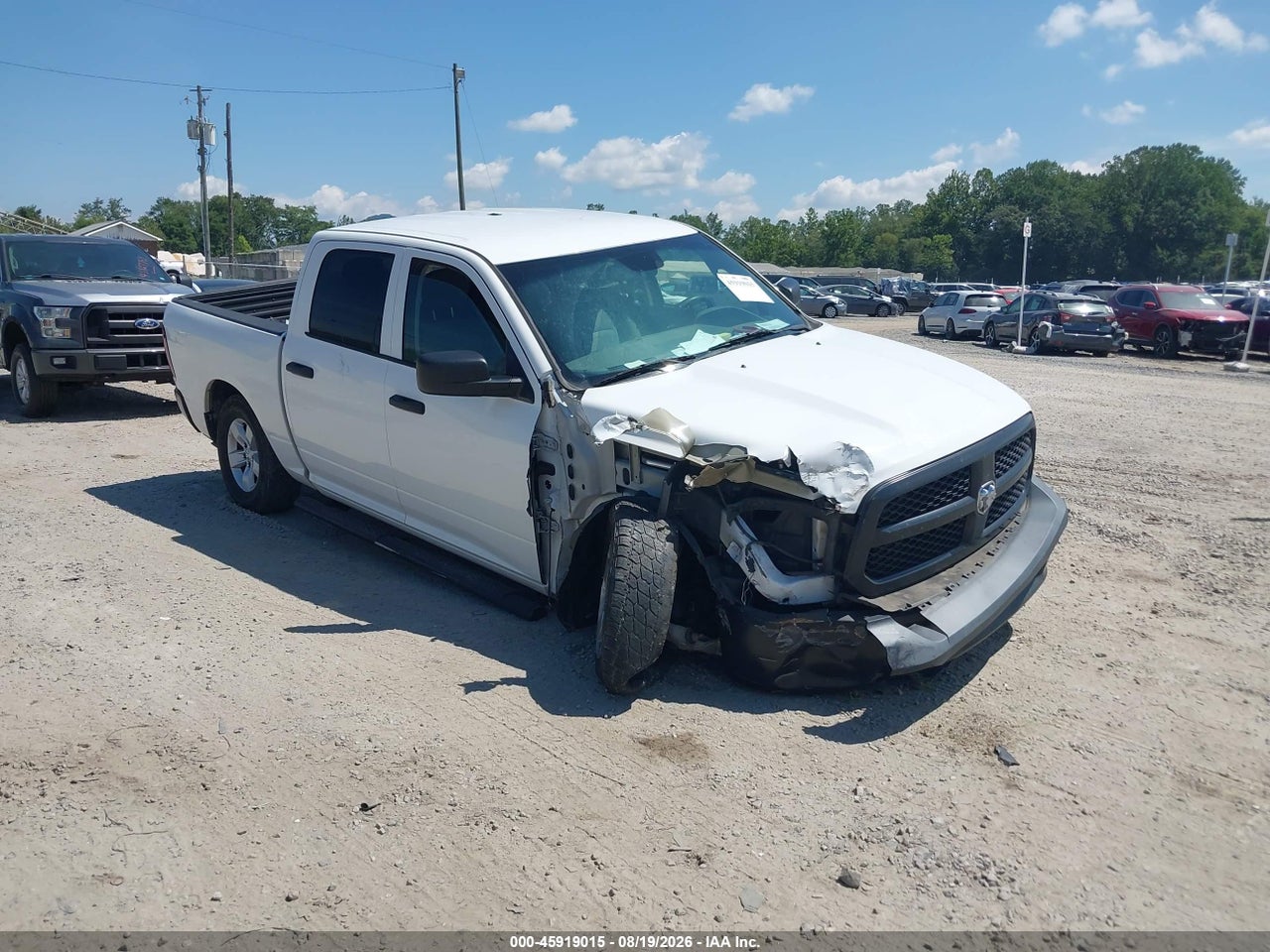 1C6RR7KT7KS****** · 2019 RAM 1500 CLASSIC TRADESMAN  4X4 5'7 BOX