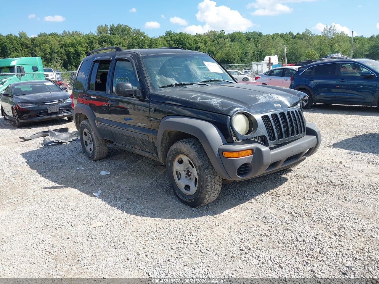 1J4GL48K94W****** · 2004 JEEP LIBERTY SPORT