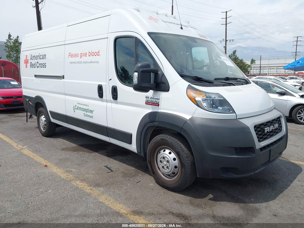 2021 RAM PROMASTER 3500 CARGO VAN HIGH ROOF 159 WB EXT