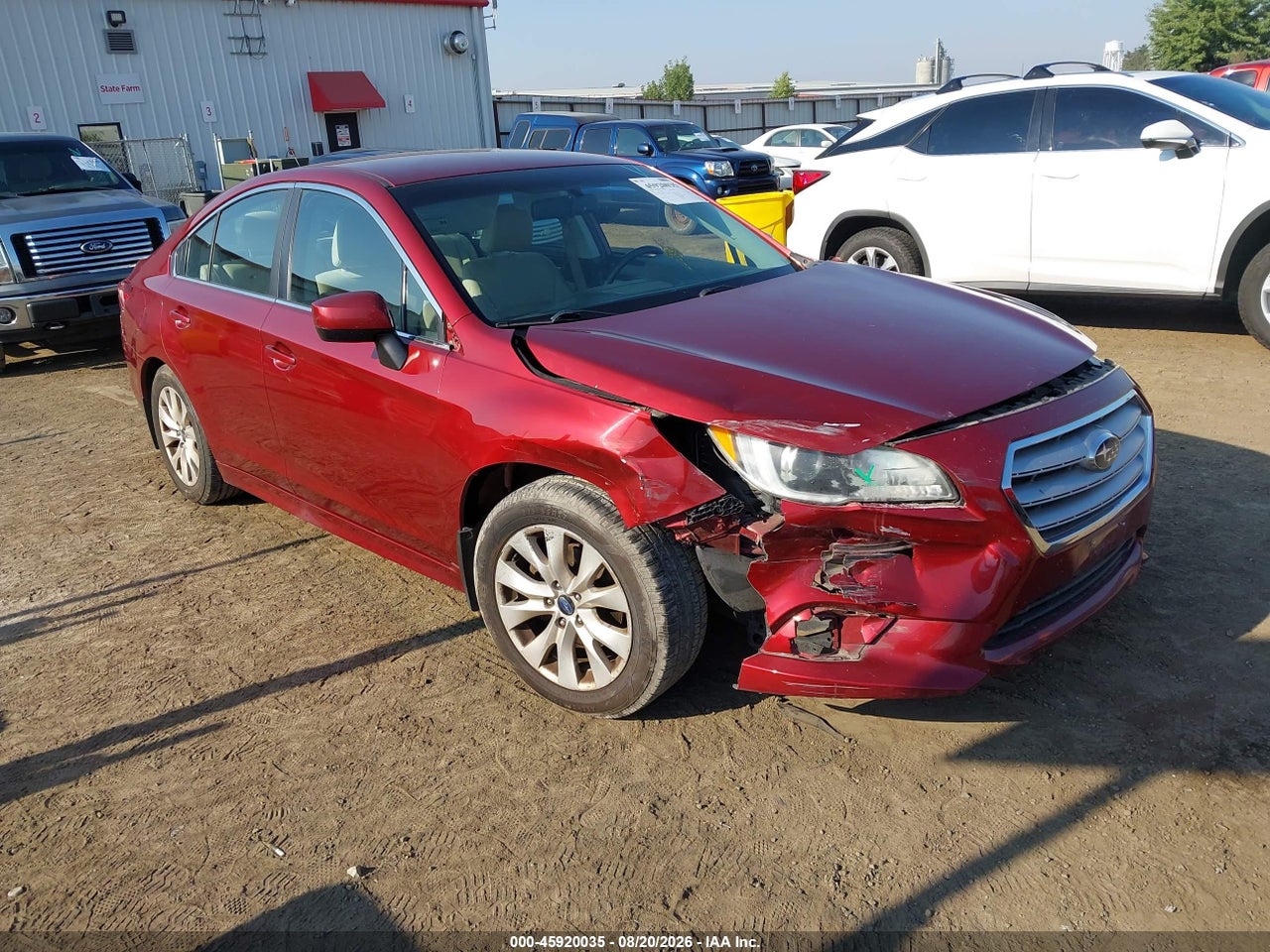 4S3BNBC69F3****** · 2015 SUBARU LEGACY 2.5I PREMIUM