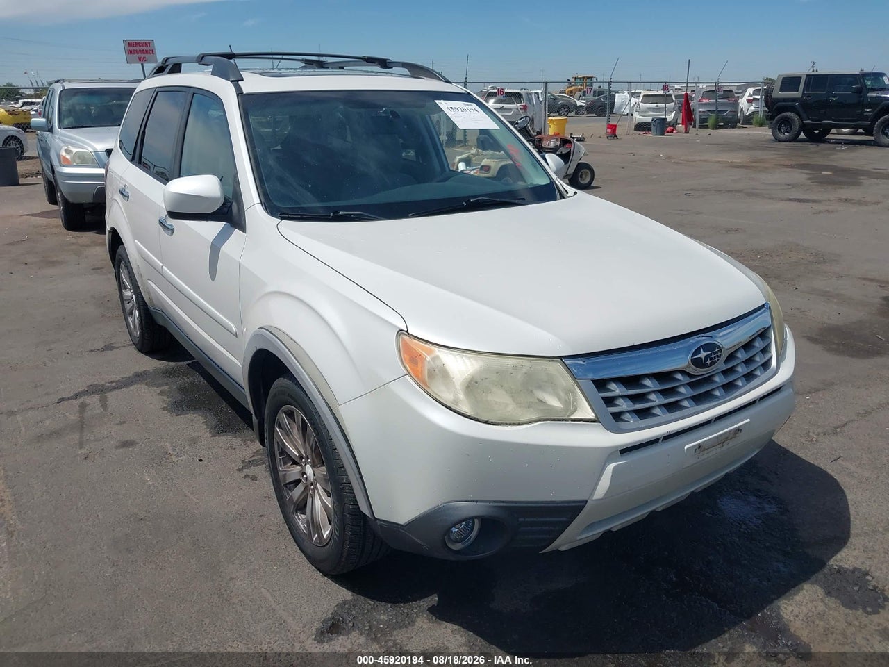 JF2SHBFC4BH****** · 2011 SUBARU FORESTER 2.5X LIMITED