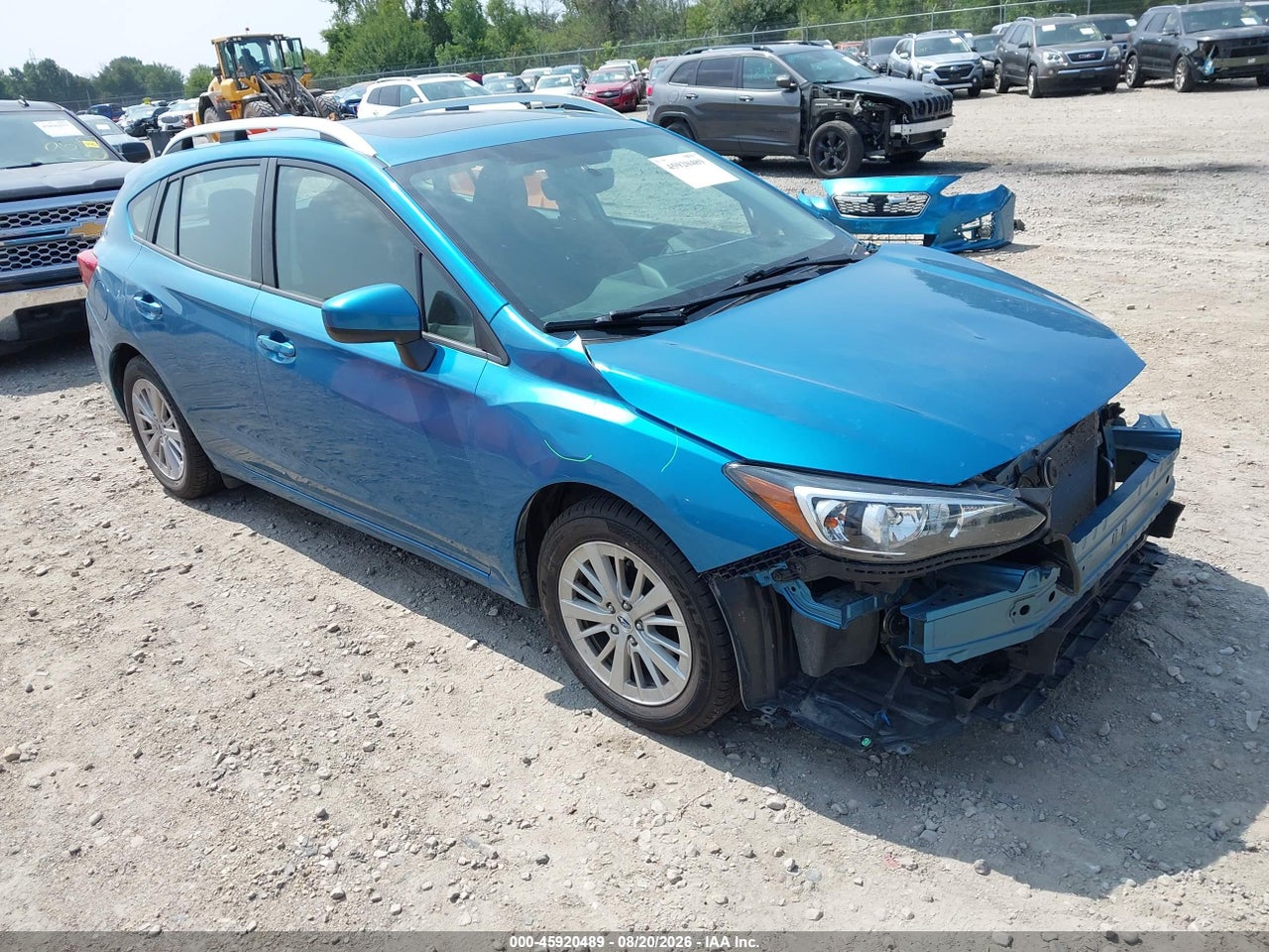 4S3GTAD63J3****** · 2018 SUBARU IMPREZA 2.0I PREMIUM