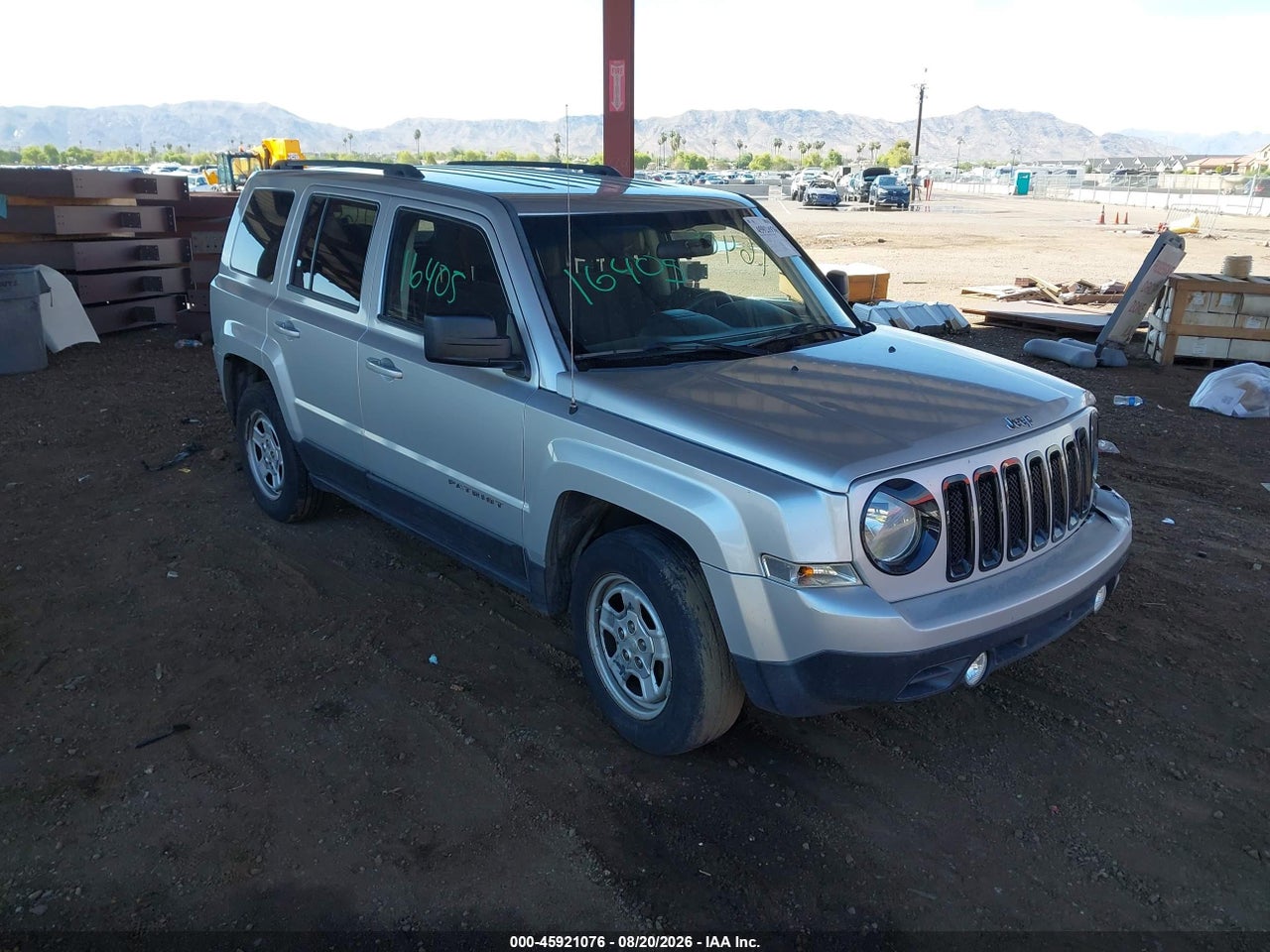 1C4NJPBA4DD****** · 2013 JEEP PATRIOT SPORT