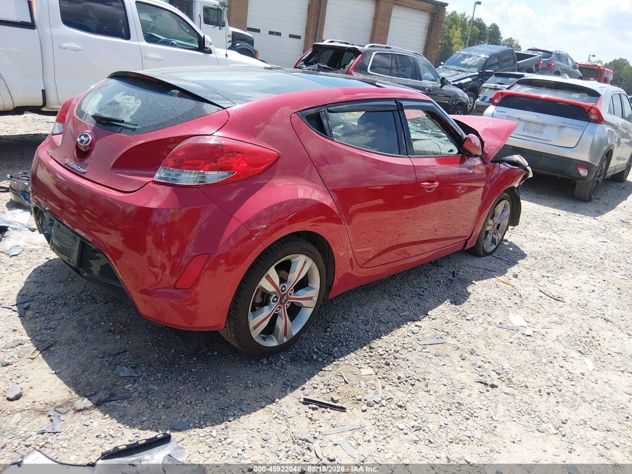 2012 HYUNDAI VELOSTER BASE W/RED/BLACK · 4/10