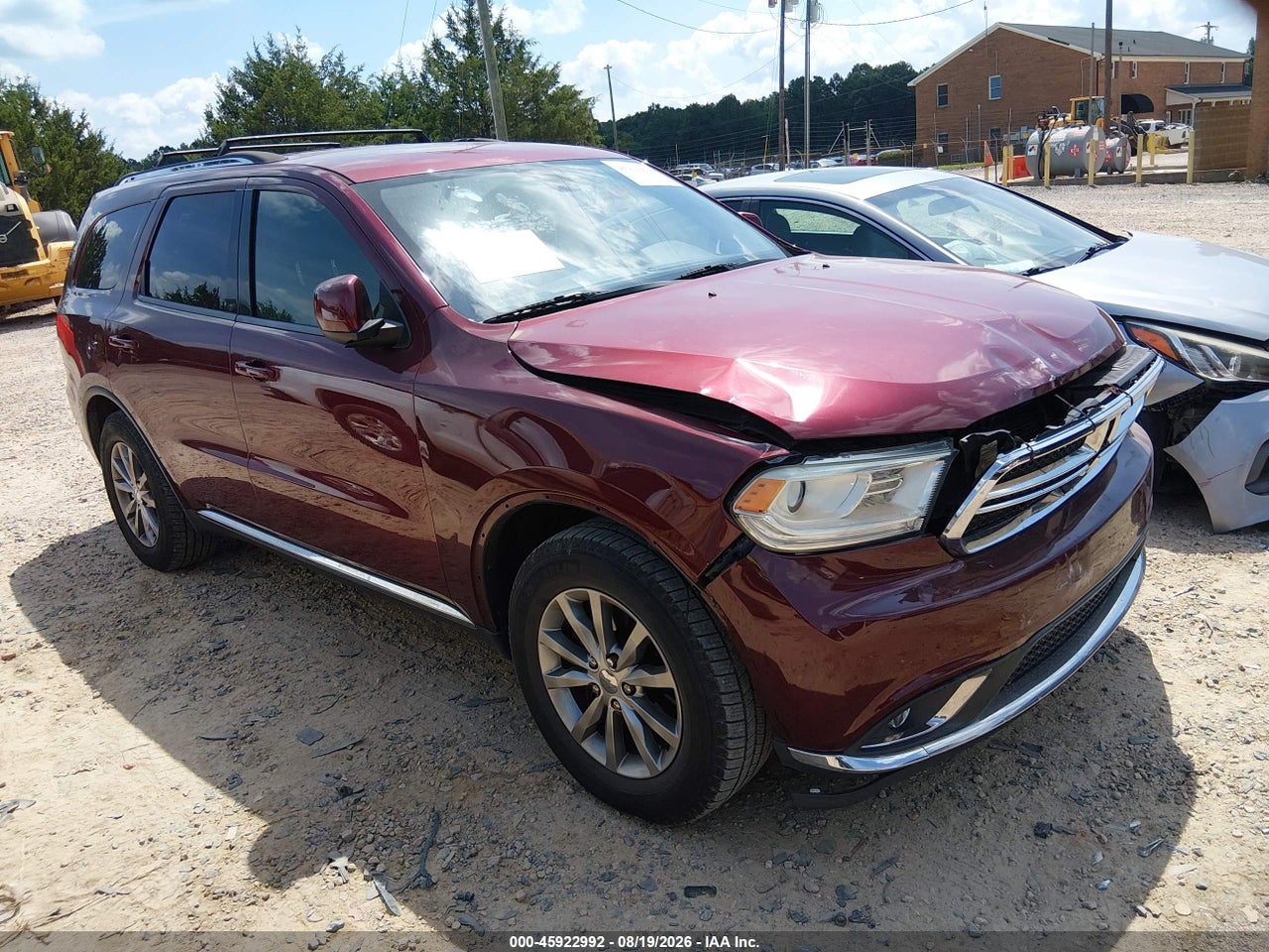 1C4RDHAG6HC****** · 2017 DODGE DURANGO SXT RWD