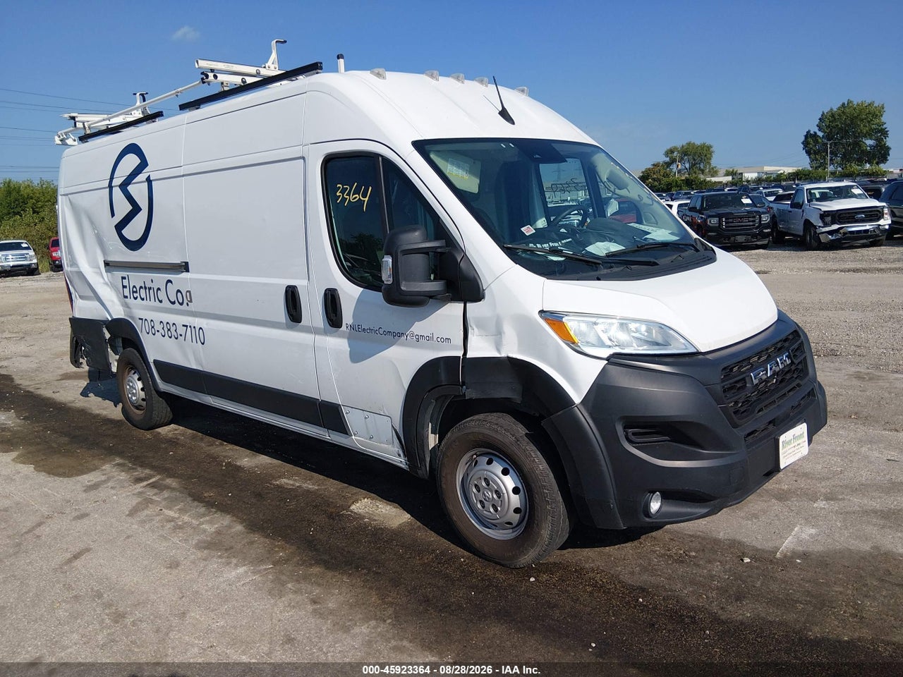 2023 RAM PROMASTER 3500 CARGO VAN HIGH ROOF 159 WB EXT