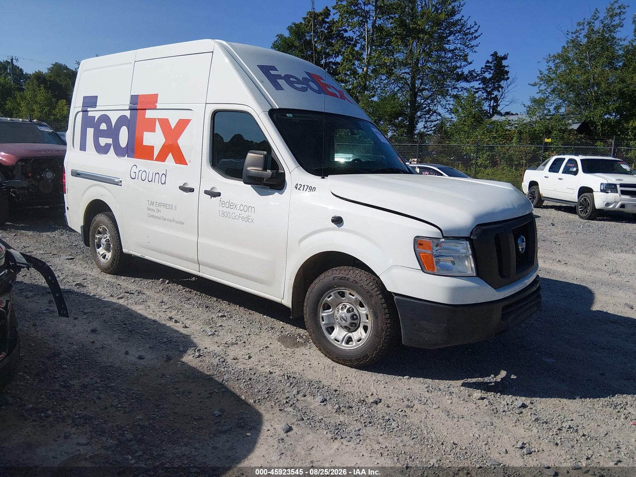 1N6BF0LY9KN****** · 2019 NISSAN NV CARGO NV2500 HD SV V6