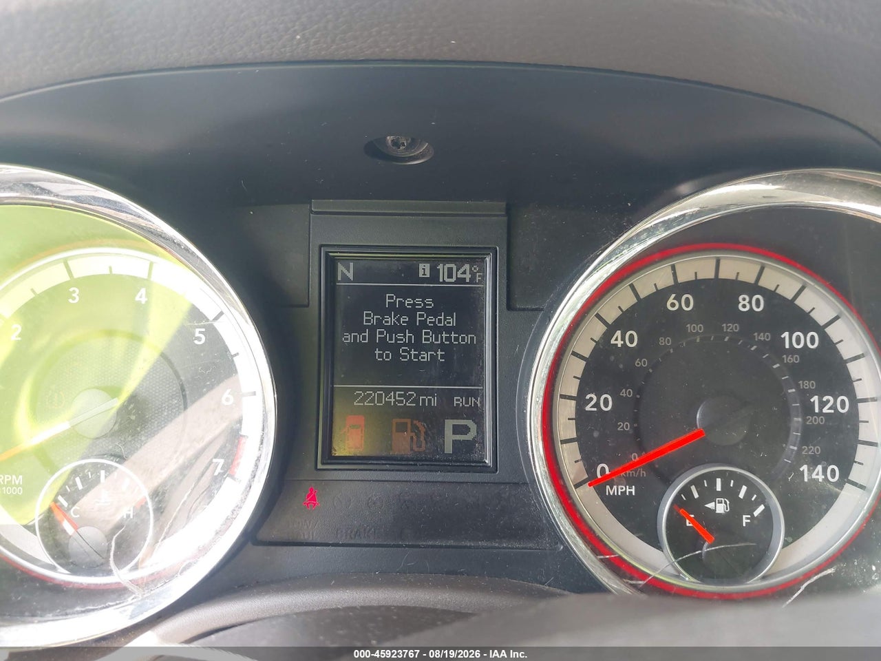 1C4RDHDG8DC****** · 2013 DODGE DURANGO CREW · 7/11