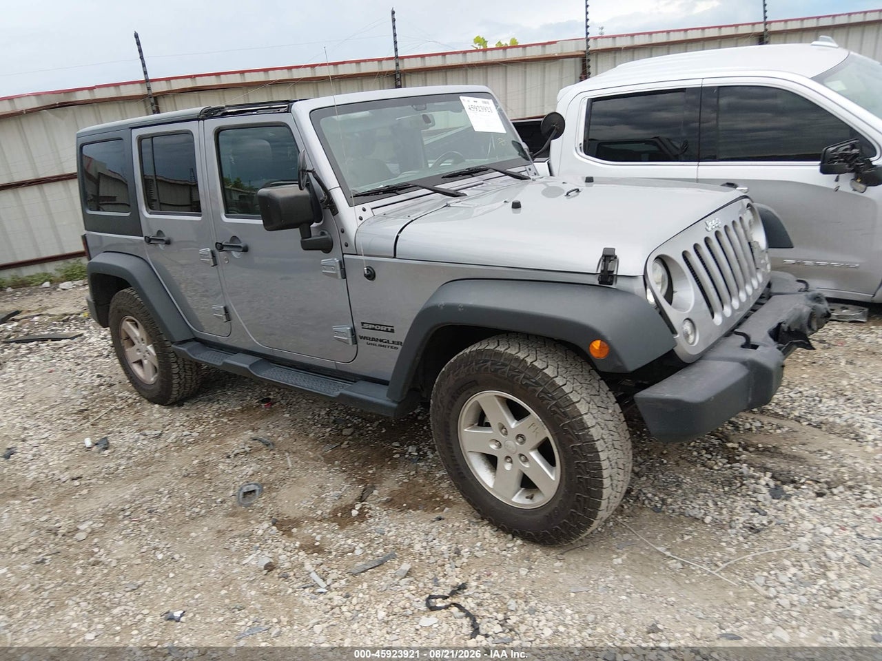 1C4BJWDG9GL****** · 2016 JEEP WRANGLER UNLIMITED SPORT