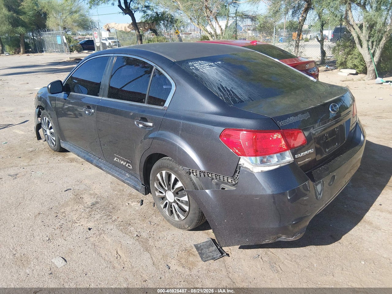2012 SUBARU LEGACY 2.5I · 3/11