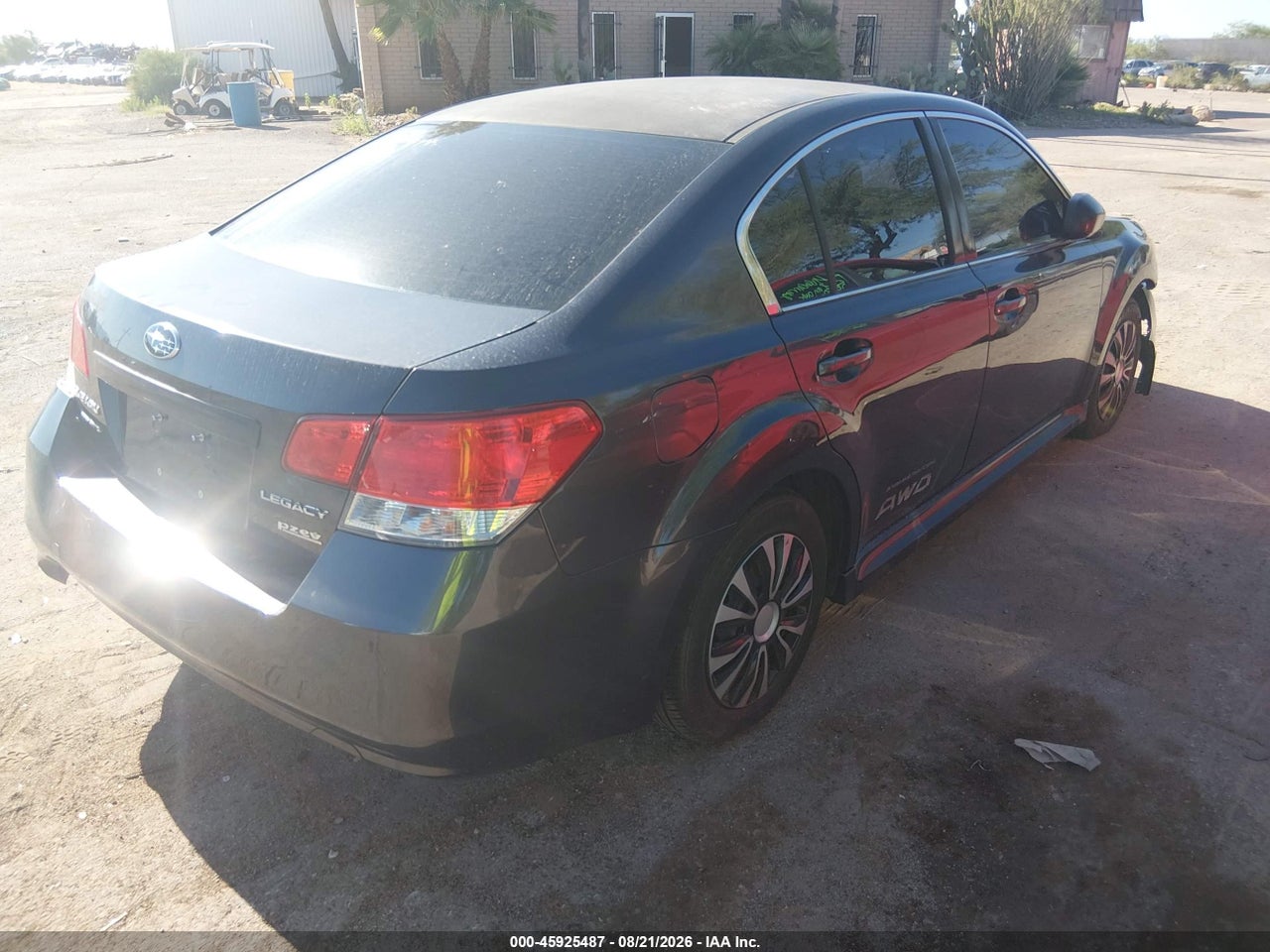 2012 SUBARU LEGACY 2.5I · 4/11
