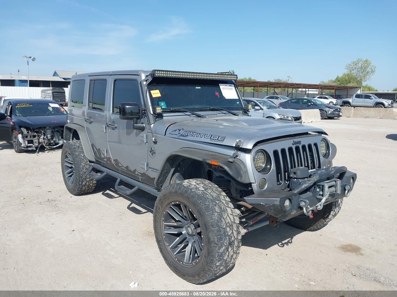 1C4BJWEG3FL****** · 2015 JEEP WRANGLER UNLIMITED ALTITUDE