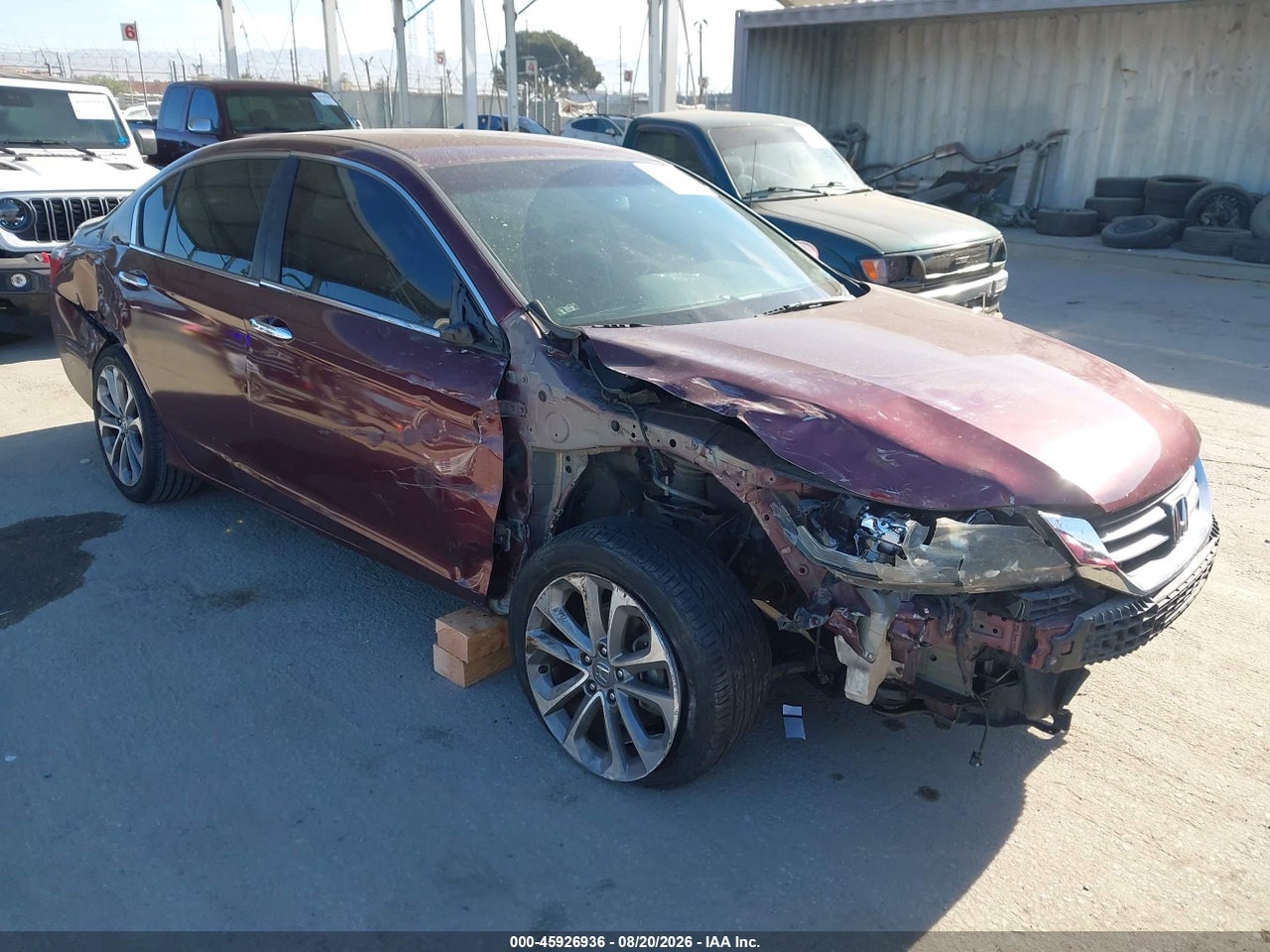 1HGCR2F53DA****** · 2013 HONDA ACCORD SPORT