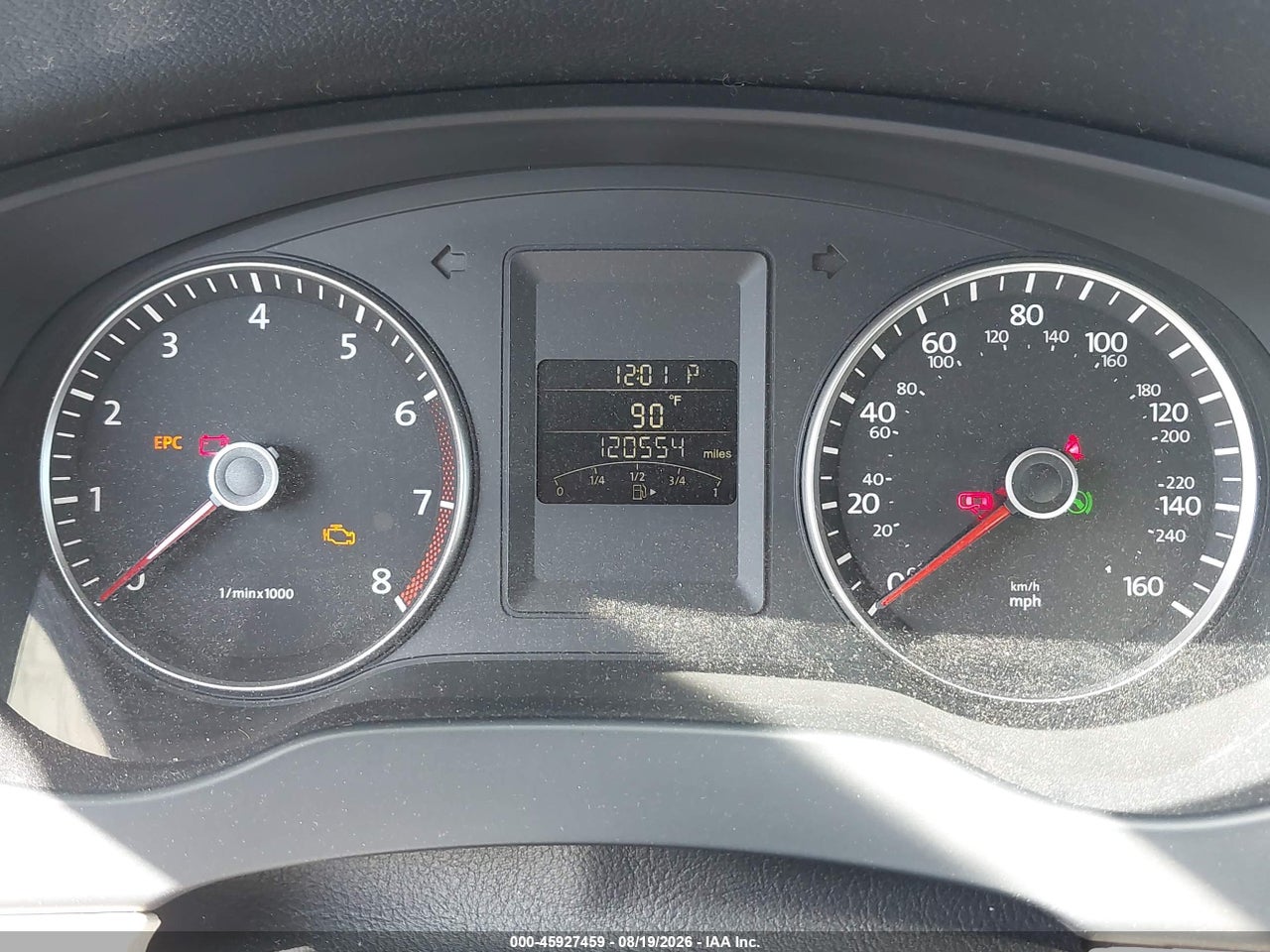 3VWDP7AJ0CM****** · 2012 VOLKSWAGEN JETTA 2.5L SE · 7/11