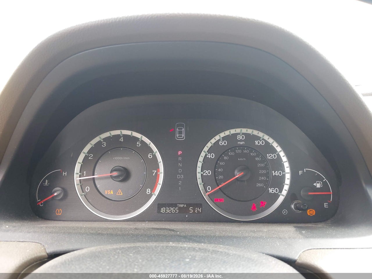 1HGCP36838A****** · 2008 HONDA ACCORD 3.5 EX-L · 7/11